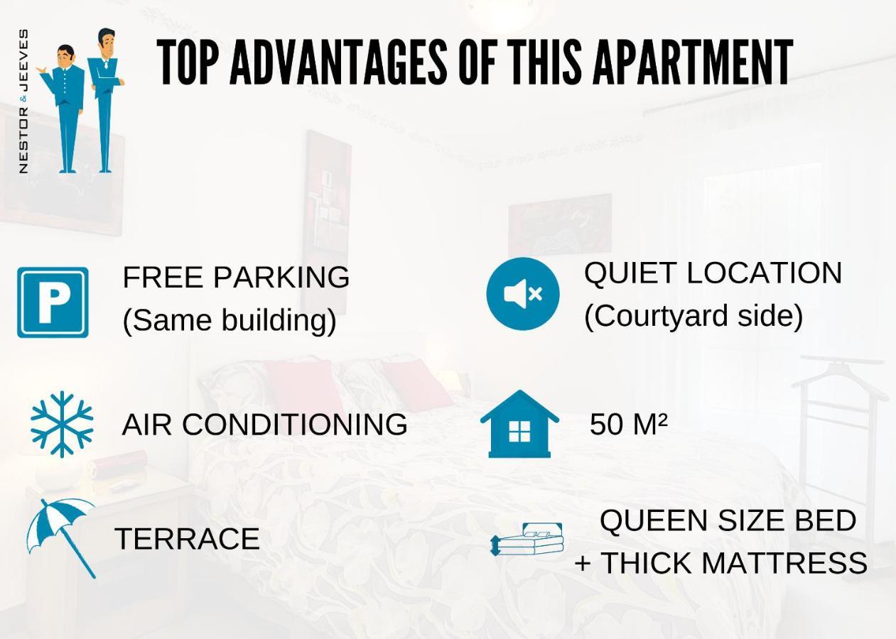 Appartement Nestor&jeeves - Harmonie Terrasse - - Free Parking Nice